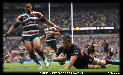 Guinness Premiership Final 2010 Saracens' Try